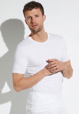 Pureness T-Shirt Kurzarm White | Zimmerli Herren T-Shirts